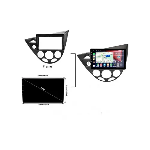Rama Navigatie 9" cu cablaj compatibila Ford Focus I 1998 - 2005 / GR2 — imaginea 5