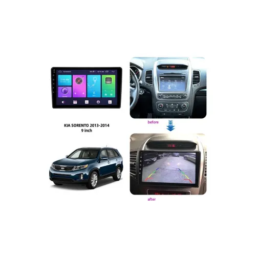 Rama Navigatie 9" cu cablaj compatibila Kia Sorento 2012 - 2015 GR1 — imaginea 2