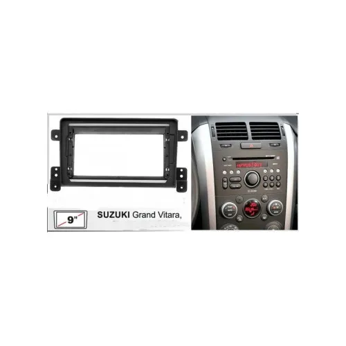 Rama Navigatie 9" cu cablaj compatibila Suzuki Grand Vitara 2005-2015 / GR1 — imaginea 3