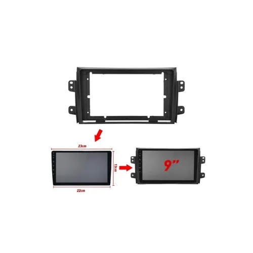 Rama Navigatie 9" cu cablaj compatibila Suzuki SX4 2006-2014 / GR1 — imaginea 7