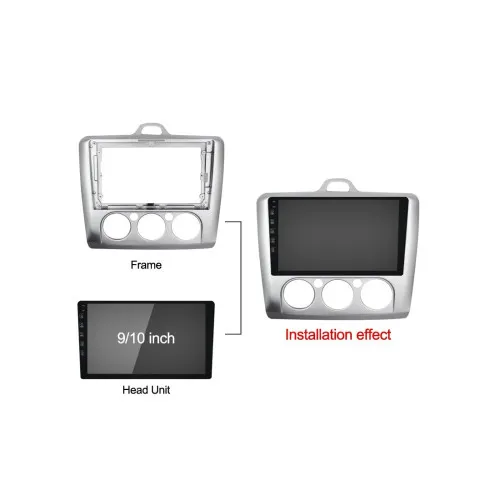 Rama Navigatie 9" cu cablaj si canbus compatibila Ford Focus II 2004-2011 ( AC Manual ) GR1 — imaginea 2