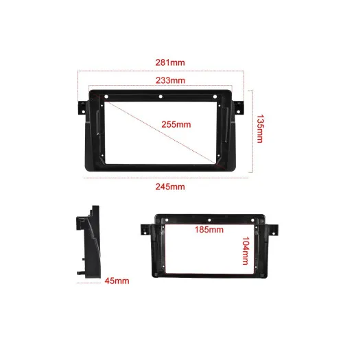Rama Navigatie 9" cu cablaj si modul canbus compatibila BMW Seria 3 (E46) 1997-2005 GR1 — imaginea 5