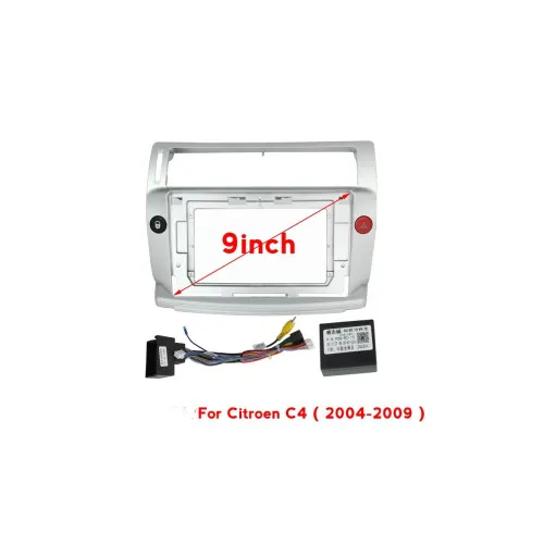 Rama Navigatie 9" cu cablaj si modul canbus compatibila Citroen C4 I 2004 - 2009 GR2 — imaginea 4