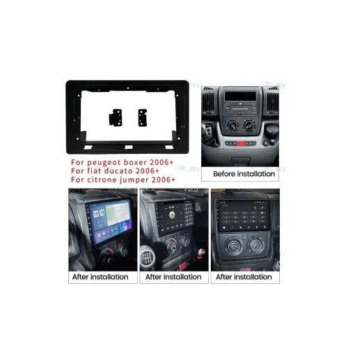 Rama Navigatie 9" cu cablaj si modul canbus compatibila Fiat Ducato 2006-> GR3 — imaginea 2