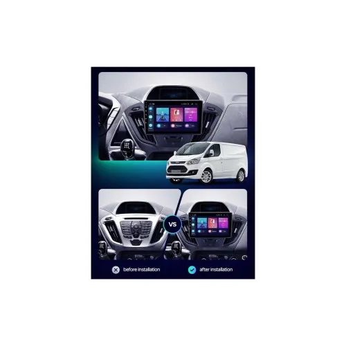 Rama Navigatie 9" cu cablaj si modul canbus compatibila Ford Transit 2012-2018 GR2 — imaginea 8