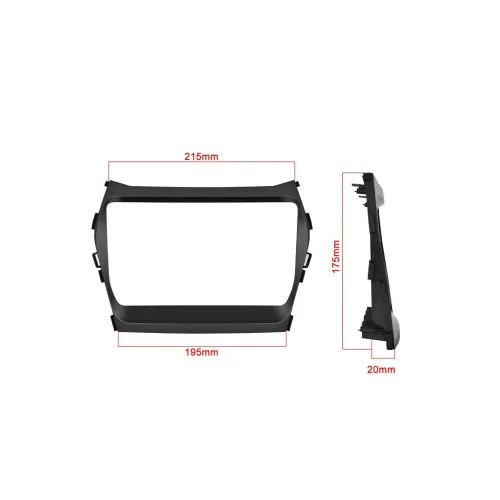 Rama Navigatie 9" cu cablaj si modul canbus compatibila Hyundai Santa Fe III 2012 - 2018 GR2 — imaginea 3