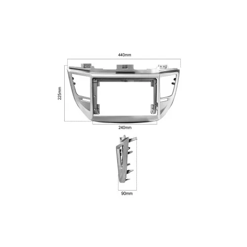 Rama Navigatie 9" cu cablaj si modul canbus compatibila Hyundai Tucson 2015-2018 / GR2 — imaginea 5