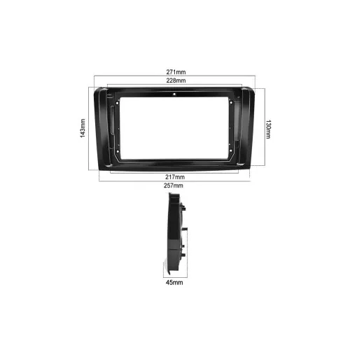 Rama Navigatie 9" cu cablaj si modul canbus compatibila Mercedes M-Class ML W164 2005-2012 GR2 — imaginea 2
