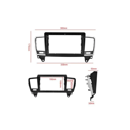 Rama Navigatie 9" cu cablaj si modul canbus compatibila Mercedes M-Class ML W166 2011-2015 GR4 — imaginea 5