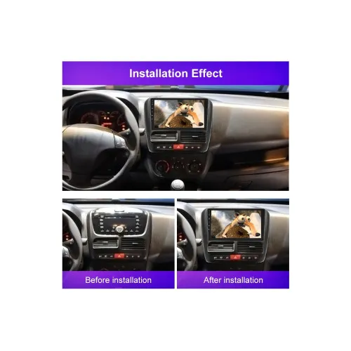 Rama Navigatie 9" cu cablaj si modul canbus compatibila Opel Combo D 2012-2018 GR3 — imaginea 4