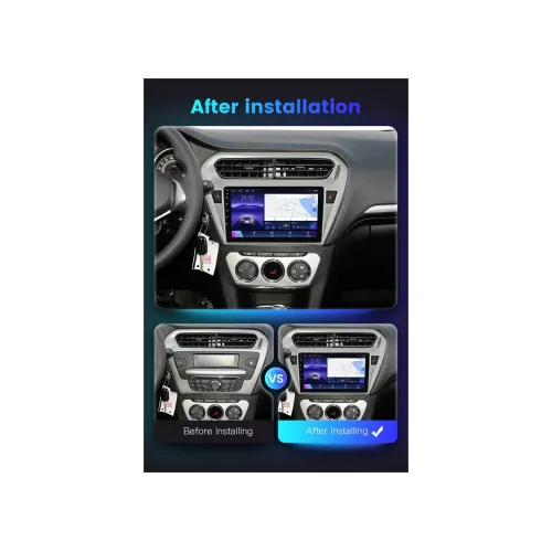 Rama Navigatie 9" cu cablaj si modul canbus compatibila Peugeot 301 2012-> GR2 — imaginea 2