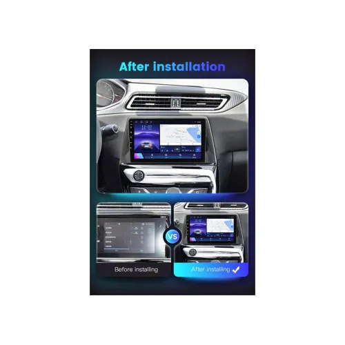 Rama Navigatie 9" cu cablaj si modul canbus compatibila Peugeot 308 II 2013-2021 / GR2 — imaginea 4