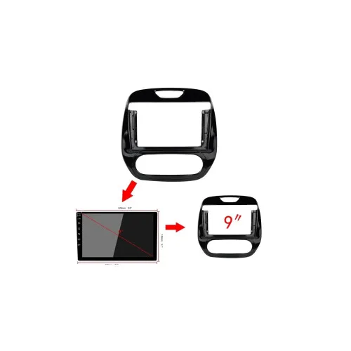 Rama Navigatie 9" cu cablaj si modul canbus compatibila Renault Captur I 2013-2020 GR2 — imaginea 4