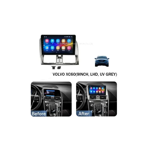 Rama Navigatie 9" cu cablaj si modul canbus compatibila Volvo XC60 I 2008 - 2013 / GR2 — imaginea 3