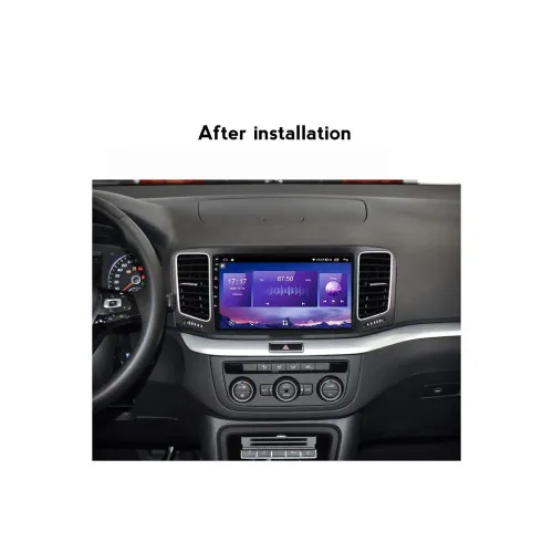 Rama Navigatie 9" cu cablaj si modul canbus compatibila VW Sharan 2010-> / GR2 — imaginea 4