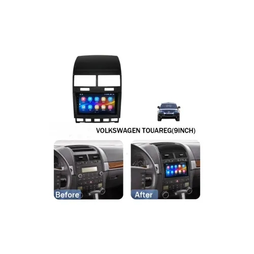 Rama Navigatie 9" cu cablaj si modul canbus compatibila VW Touareg 7L 2002-2011 GR2 — imaginea 2