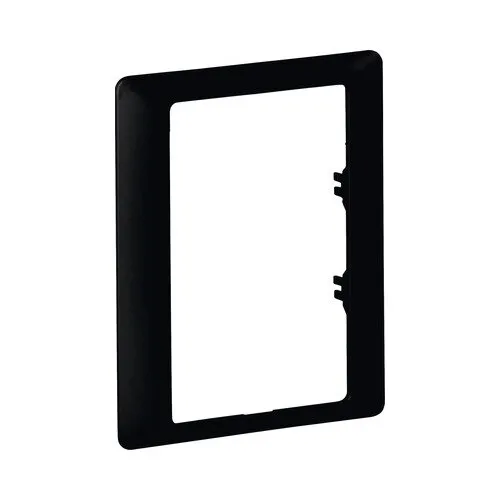 Rama priza dubla cu impamantare Legrand Valena Life, montaj orizontal/vertical, negru mat