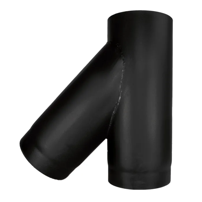Ramificatie 45 grade, otel, negru, D 120 mm
