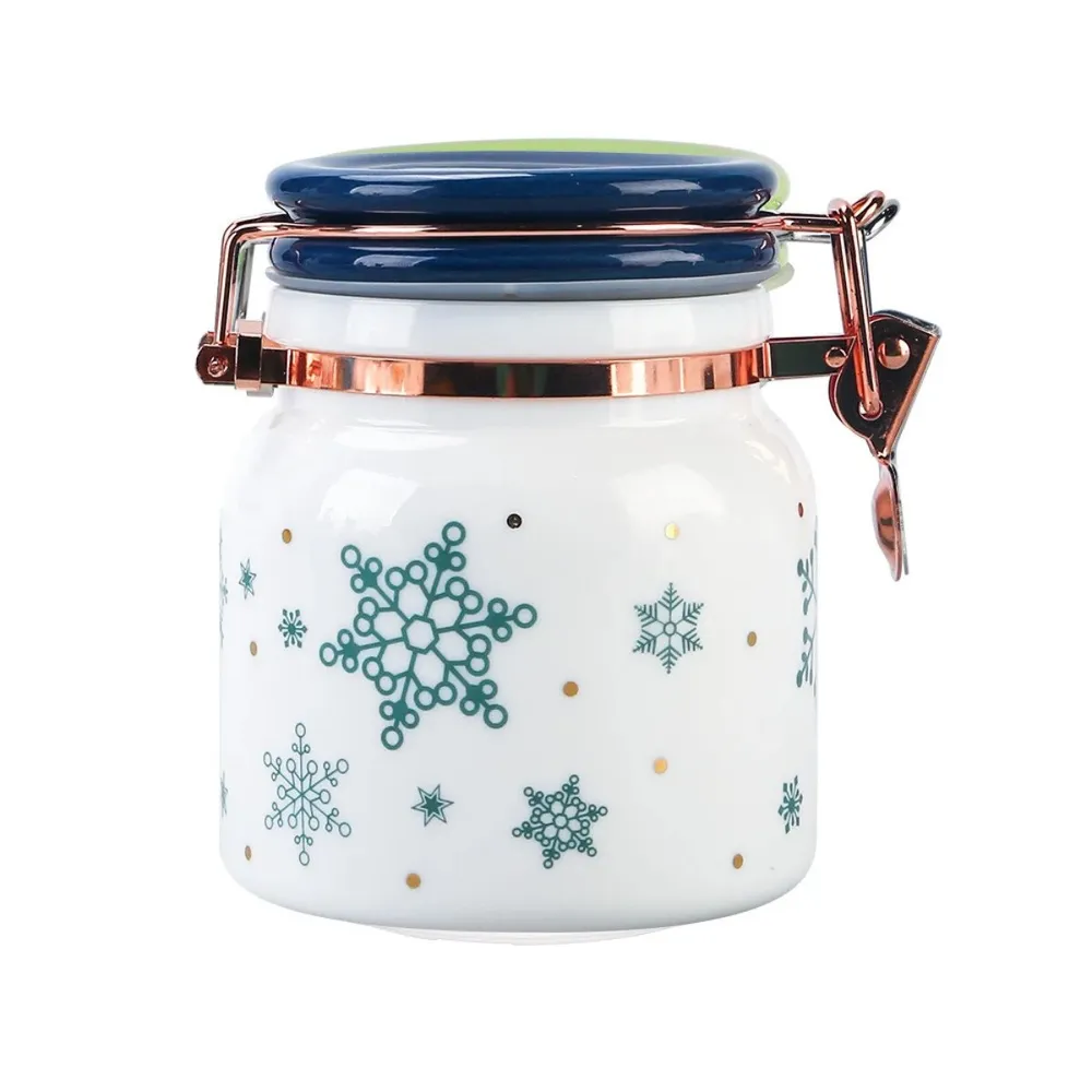 Recipient pentru ingrediente, 22055G, sticla termica, multicolor, 11.9 x 13.3 cm, 750 ml