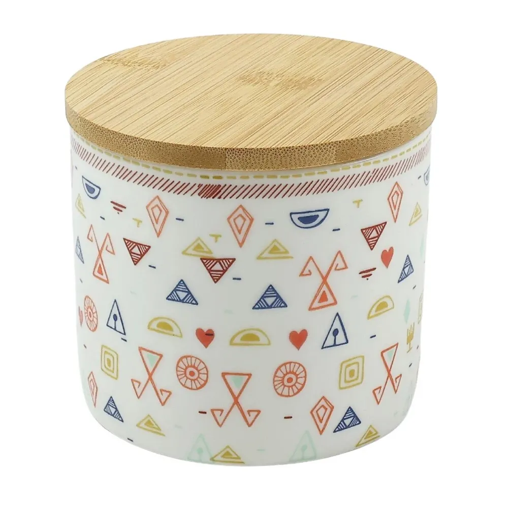 Recipient pentru ingrediente, portelan, multicolor, 10x9.5cm, 450ml
