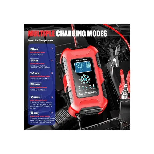 Redresor auto inteligent pentru baterii 12V 10A si 24V 5A — imaginea 3