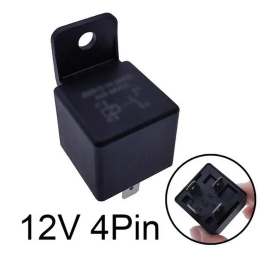 Releu 4 pini 12V cu prindere in surub, set