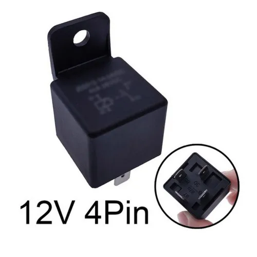 Releu 4P 12V 4 pini cu prindere in surub