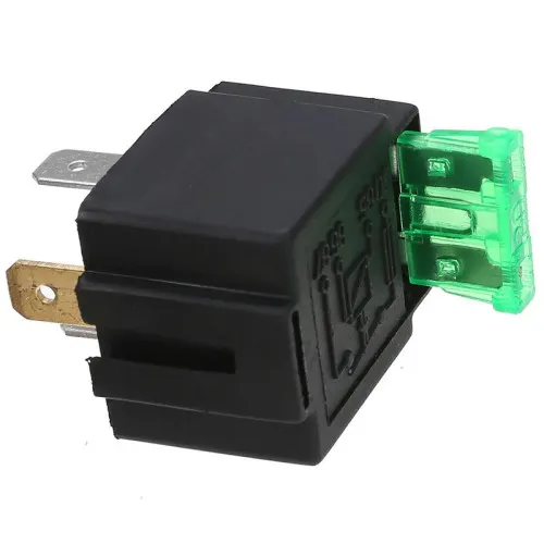 Releu 4P 12V 4 pini cu siguranta — imaginea 2