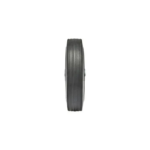 Roata de cauciuc 200X50mm cu janta metalica pentru roata de sprijin remorca prindere pe ax fi20mm — imaginea 4