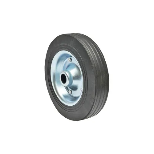 Roata de cauciuc 200X50mm cu janta metalica pentru roata de sprijin remorca prindere pe ax fi20mm — imaginea 3