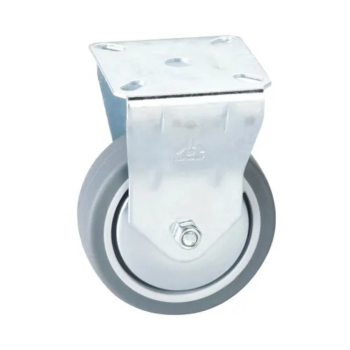 Roata pivotanta plastic Tarrox Ø75mm, placa de fixare 60x67 mm, cu rulment