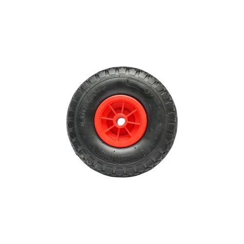 Roata pneumatica 260x85mm cu janta PVC pentru roata de sprijin remorca prindere pe ax fi20mm anvelopa 4.10/3.50-4