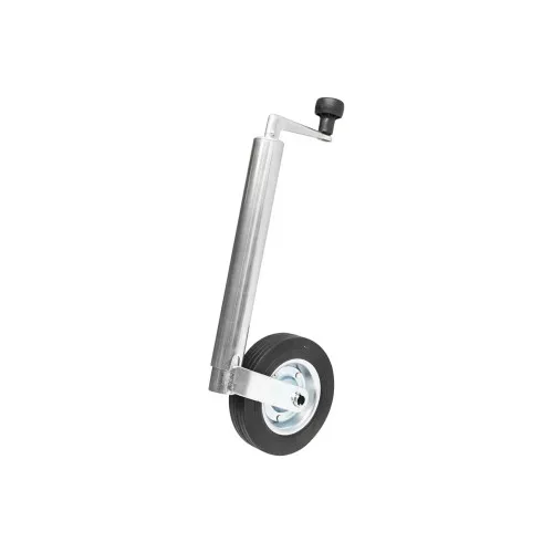 Roata PVC de sprijin remorca 200x50mm diametru tub exterior 48mm, diametru tub interior 42mm, sarcina 150Kg Medie — imaginea 2