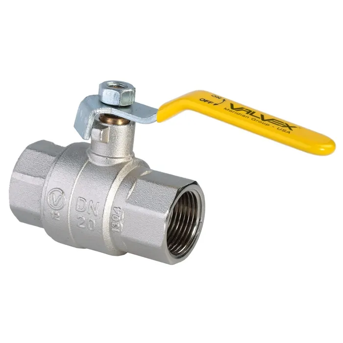 Robinet bila gaz, Valvex Orion, filet interior - interior, maneta aluminiu, D 1 1/2"