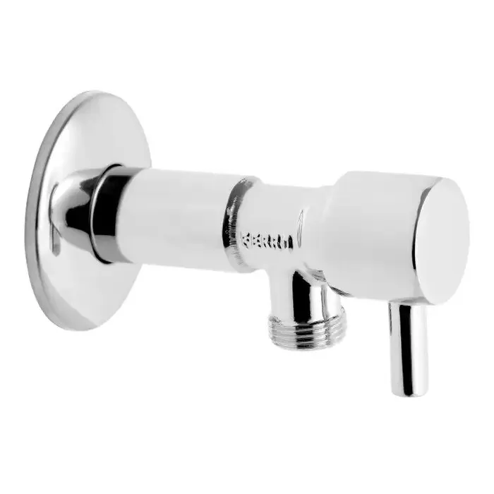 Robinet coltar Ferro, cartus ceramic, alama cromata, filet exterior, 1/2"x3/8", PN10