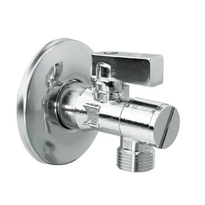 Robinet coltar Valvex, alama cromata, filet exterior, cu filtru, D 1/2" x 3/8"
