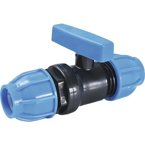 Robinet compresiune din polietilena mufa-mufa 25x25 mm