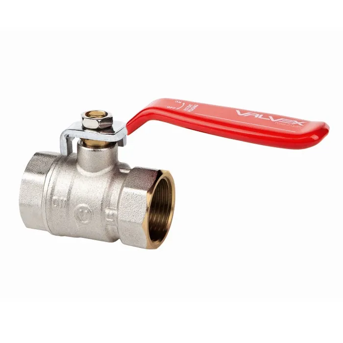 Robinet de trecere cu bila Valvex, alama, filet interior - interior, 3/8", PN40, cu maneta otel