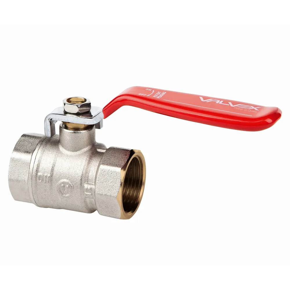 Robinet de trecere cu bila Valvex, alama, filet interior - interior, 3/8", PN40, cu maneta otel