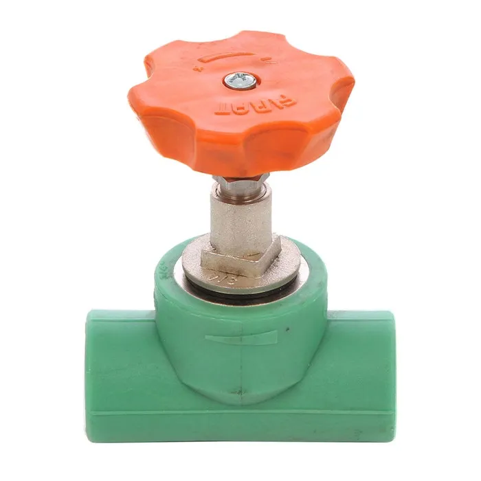 Robinet de trecere Firat, PPR verde, DN 32, maner rozeta