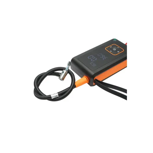 Robot pornire si compresor aer smart 80W 150 PSI, afisaj digital LED, baterie litiu 8000 mAh, baterie externa, lanterna LED, port USB/USB-C, accesorii incluse — imaginea 2