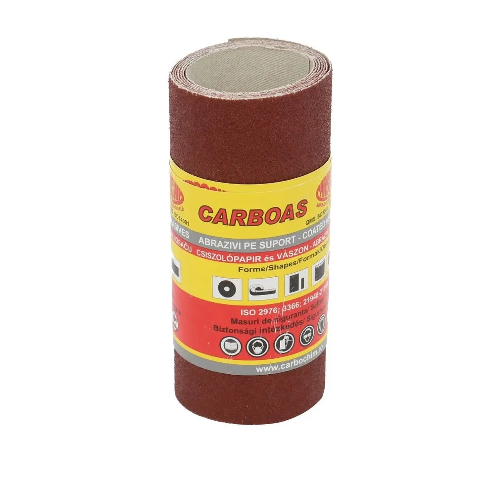 Rola abraziva PESK, 1m x 120mm, granulatie 80, pentru lemn, set