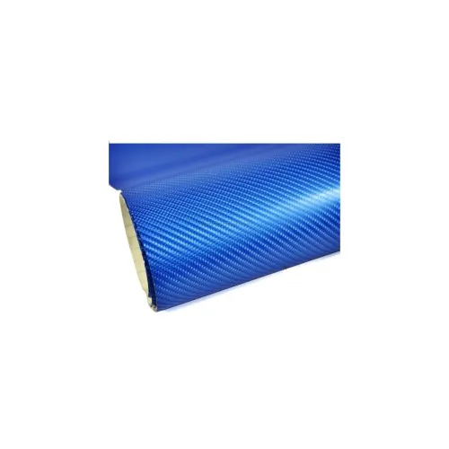 Rola folie carbon Albastru 5D (imitatie albastru lacuit) 1,5x20m
