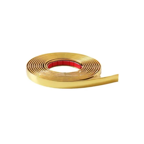 Rola ornament aurie cu adeziv 20mmx15m