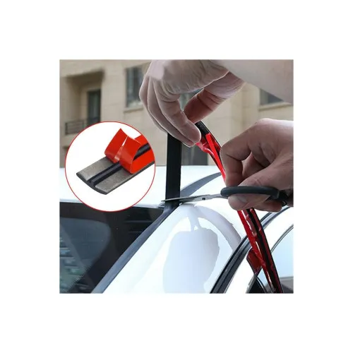 Rola ornament auto negru 8m x 40mm — imaginea 3
