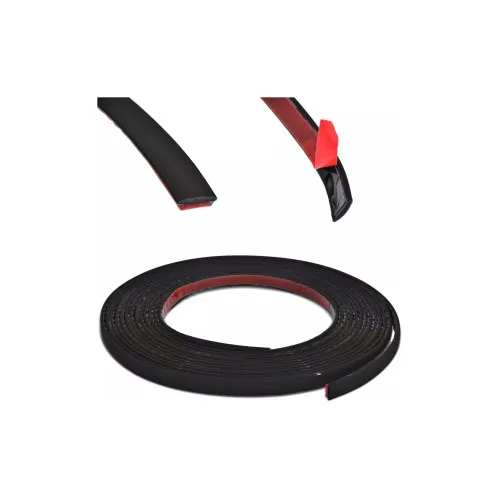 Rola ornament neagra cu adeziv 4mmx15m — imaginea 3