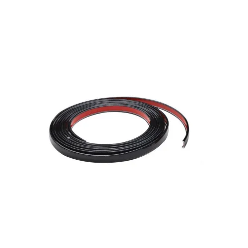 Rola ornament neagra cu adeziv 4mmx15m
