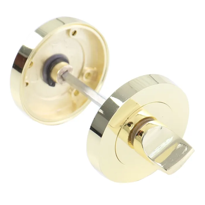 Rozeta rotunda pentru usa lemn, ESC01 Gato WC RR55GP, zamac, auriu, 55 mm