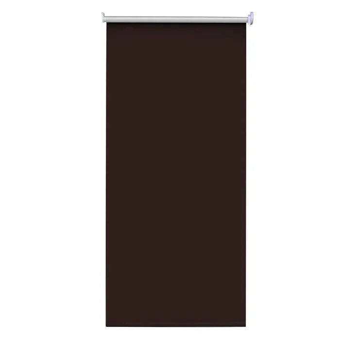 Rulou Stor Blackout YH551-PY-031, Caressa, poliester, maro, opac, dimensiuni material 58 x 150 cm