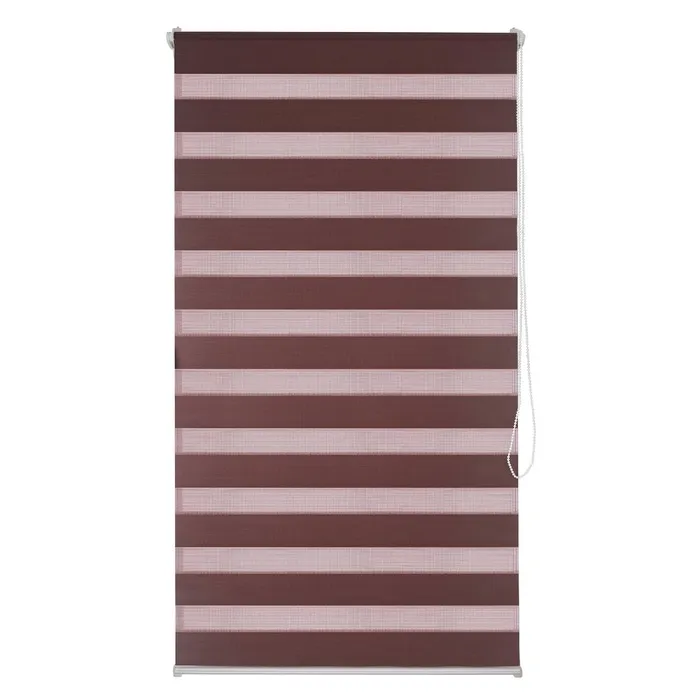 Rulou Stor Lariana Duo Clemfix, poliester, visiniu, semiopac, dimensiuni material 41.5 x 160 cm